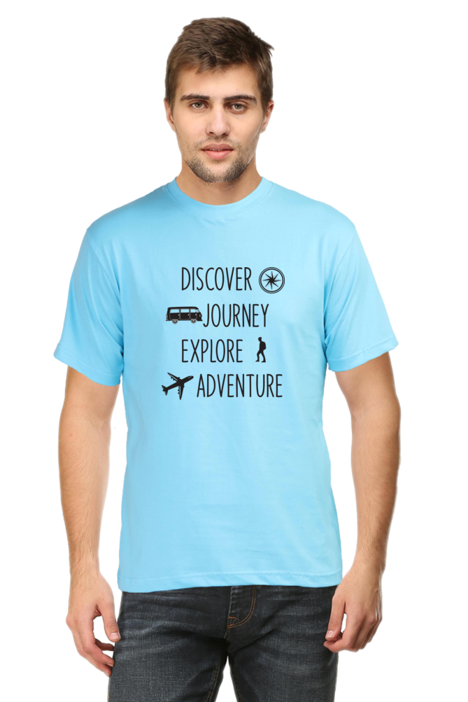 Aqua Discover Journey Half Sleeve Tshirt