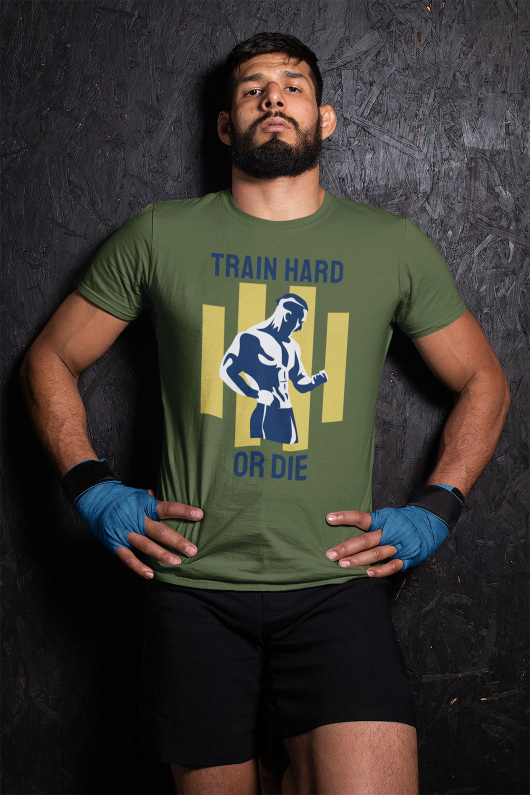 Green  Train Hard Tshirt