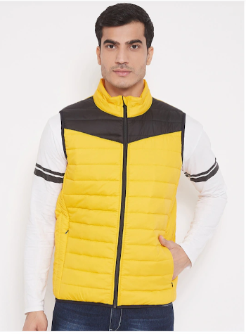 Sleeves Quilted Jacket