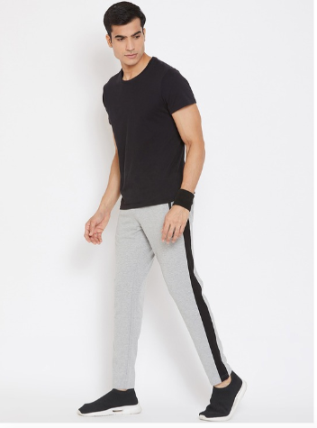 Men Solid Fit Track Pants for Training